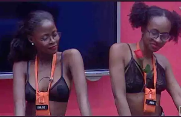 BBNaija: See How Housemates Reacted When They Saw Anto And Khloe This Morning